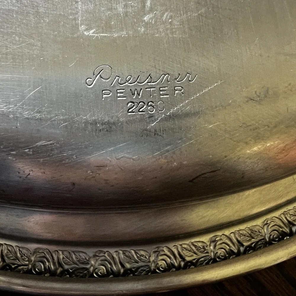 Vintage Preisner Pewter 11.5
